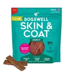 Dogswell Skin & Coat Jerky Treats, Salmon, 18 Oz. Bag. Fixed Price $46.50.