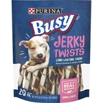 Purina Busy Bone Jerky Twists Grain Free Small/med Breed Beefhide And Chicken. Fixed Price $84.25.