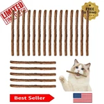 20-PACK Natural Silvervine Chew Sticks For Cats & Kittens Dental Care. Fixed Price $8.97.