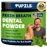 Pupzle Dog Teeth Cleaning Powder Fresh Breath Tartar. Fixed Price $44.64.
