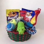 Dog Gift Basket Treats Crewing Toy Set, Holiday. Fixed Price $49.95.