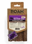 Roam Dog Treats Wild Boar Jerky, 5 Oz. Fixed Price $14.88.