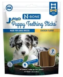 Dog, N-bone Jumbo Puppy Teething Sticks Chicken Flavor (7.28 Oz). Fixed Price $21.49.