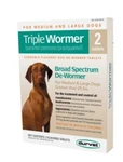 Triple Wormer Broad Spectrum De Medium Large Dogs 25 Pounds Plus Tabs. Fixed Price $24.88.