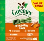 Greenies Petite Dental Dog Treats, Sweet Potato 60 Count (pack Of 1), Brown. Fixed Price $59.24.