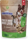 Nutri Bites Freeze Dried Beef Liver Dog & Cat Treats Healthy TRAINING-27OZ. Fixed Price $31.95.