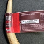 Good Lovin' Naturally Shed Small Whole Elk Antler Dog Chew-approximately 4"X1". Fixed Price $9.00.