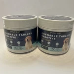 (2X) Calming Dog Chews Anxiety Relief,stress&noise Reduction 150 Exp 10/27. Fixed Price $11.58.