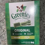 Greenies 428634 Mint Flavor Grain Free Dental Treats 27 Oz. For Small Adult Dog. Fixed Price $17.25.