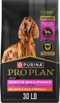 Purina Pro Plan Sensitive Skin, Stomach Salmon And Rice Formula Dog Food, 30 Lbs. Fixed Price $44.99.