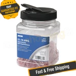 Ancor 309001 22-18 Awg Red Adhesive Lined Heat Shrink Butt Connectors, 250 Pcs. Fixed Price $101.80.