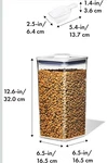 Oxo Pet Pop Grips 6QT Food Storage With Scoop Airtight Bpa-free Clear Container. Fixed Price $19.99.