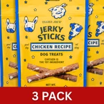 Trader Joe's Jerky Sticks Dog Treats Chicken Recipe 3 Pack. Fixed Price $38.50.