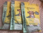 3 X Dog Treats Chippin Packs Plant-based Spirulina Healthy (25OZ). Fixed Price $15.00.