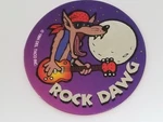 Vintage 1994 Rock Dawg Dog Del Taco #9 Pog Milk Cap Fast Food Restaurant A3-2AB. Fixed Price $9.99.