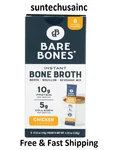Bare Bones Instant Chicken Broth Sticks, 10G PROTEIN,4.23 Oz, 8 Count Total. Fixed Price $9.49.