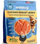 Wootsy Chicken Jerky Dog Treats Rawhide Free, Dental Health, Grain-free 24OZ. Fixed Price $37.48.