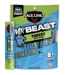 Jack Link Mr. Beast Turkey Mini Sticks 12 170G. Fixed Price $15.99.