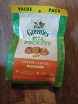 Greenies Pill Pockets Cheese Flavor Capsule Size For Dogs - 60 Count. Fixed Price $8.00.
