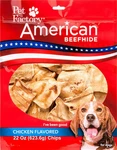 American Beefhide Chips Dog Chew Treats - Chicken Flavor, 22 Oz. Fixed Price $31.99.