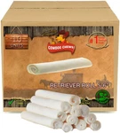 Cowdog Chews 5-6 Inches Rawhide Retriever Roll Chewing Treat, 100% Natural. Fixed Price $15.79.