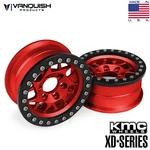 Vanquish Kmc 1.9 XD127 Bully Red W/black Rings Aluminum Wheels (2) VPS07713. Fixed Price $69.99.