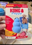 Kong Puppy Xsmall To 5 Lbs New Blue Natural Teething Rubber KP4 Chew. Fixed Price $8.97.
