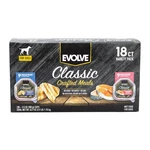 Evolve Classic Crafted Meals Chicken And Salmon Dog Food 18 Count Pack. Fixed Price $45.69.