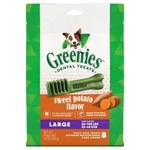 Greenies Large Natural Sweet Potato Flavor Dental Dog Treats, 12 Oz., Count 8. Fixed Price $23.99.