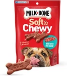 Milk Bone Soft & Chewy Dog Treats Made With Real Bacon, 5.6 Oz. Fixed Price $11.78.
