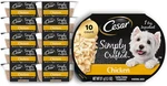 Cesar Simply Crafted Adult Wet Dog Toppers For Dry Food, Chicken, 1.3 Oz. Fixed Price $196.50.