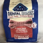 Blue Buffalo Dental Bones Chews 12 Oz Natural Healthy Treats For Dogs. Fixed Price $14.00.