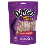 Dingo Twist Sticks Rawhide Chews, Made With Real Chicken, 50-COUNT. Fixed Price $20.39.