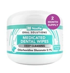 Nootie Dental Wipes For Dogs 60 Count Medicated Chlorhexidine Plaque Remover. Fixed Price $22.49.