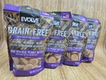 Set Of 4 Bags Evolve Grain-free Peanut Butter & Molasses Dog Biscuit Treats. Fixed Price $52.99.