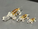 3 Blown Glass Hound Dogs Figurines Set Animal Pet Puppy Whimsical Miniature Chip. Fixed Price $28.98.