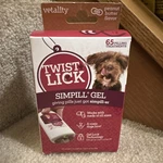 Vetality Twist & Lick Simpill Gel Hides For Dogs Peanut Butter Flavor 2.3OZ. Fixed Price $14.99.