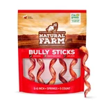Odor-free Curly Bully Sticks, (5-6 Inch, Pack), Fully Digestible, 100% Beef.... Fixed Price $30.28.