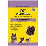 Pet Popcorn: Freeze-dried Raw Treats Duck Heart 2.5OZ Bag, Dog & Cat Snacks. Fixed Price $24.99.