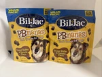 New 2X Bil-jac Pbnanas Dog Treats Soft Chewy Real Chicken Peanut Butter 10OZ. Fixed Price $19.99.