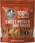 Wholesome Pride All Natural Sweet Potato Fries Dog Treats 8 Ounce Pack. Fixed Price $16.49.