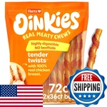 Hartz Oinkies Tender Twists Real Chicken Breast Rawhide-free Dog Treats Highly. Fixed Price $40.25.
