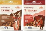 Otis Wild Things Trainers Dog Treats: 1 Venison & Bison (2 Bags, 4 Oz Each). Fixed Price $26.99.