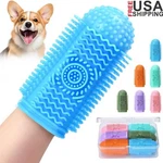 360 Degree Silicone Dog Toothbrush Finger Tongue Cleaner Pet Dental Care. Fixed Price $6.36.