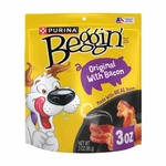 Purina Beggin' Strips Real Meat Dog Treats, Original With Bacon Flavor. Fixed Price $6.00.
