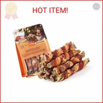 Furmate Treats, Chicken Duck Wrapped Cod Skin Sticks For Dogs, Healthy Fish. Fixed Price $28.81.