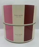 Nwt Set Of 2 Kate Spade Adventure Stripe Pet Bowls 16OZ. Fixed Price $38.00.