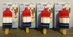 Pup Rocket Pop Cooling Toy (4 Pack) Red White Blue, 7.25" X 2.25", New A2. Fixed Price $13.99.