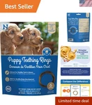 N-bone Puppy Teething Rings: Peanut Butter Flavor, 6 Count For Healthy Puppies. Fixed Price $24.69.