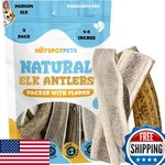 Hotspot Pets Split Elk Antlers For Dogs 4-6 Inch Long CHEWS3 Pack. Fixed Price $52.48.